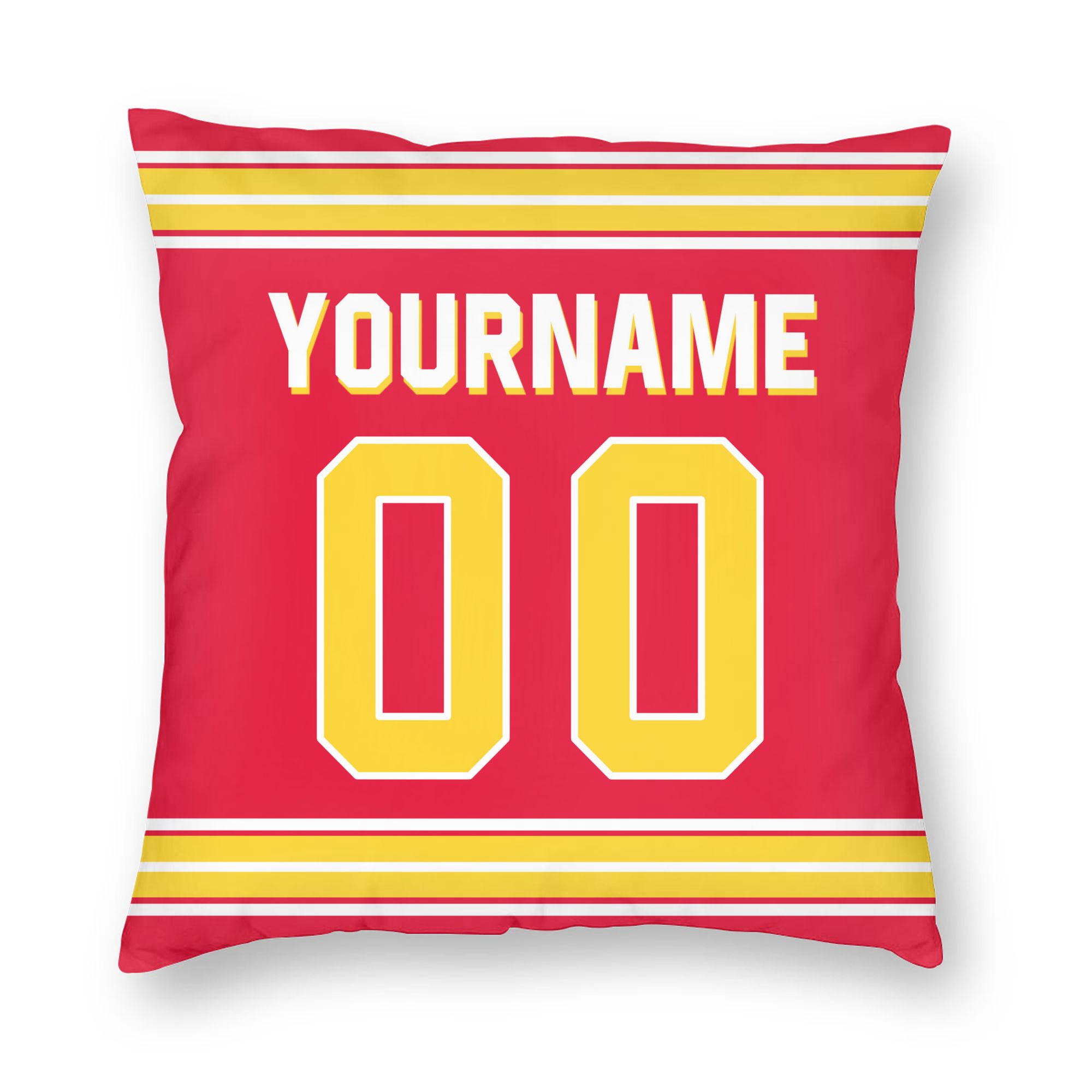 Custom Kansas City Any Name and Number Double Sided Throw Pillowcase Gift for Men Women Fans 