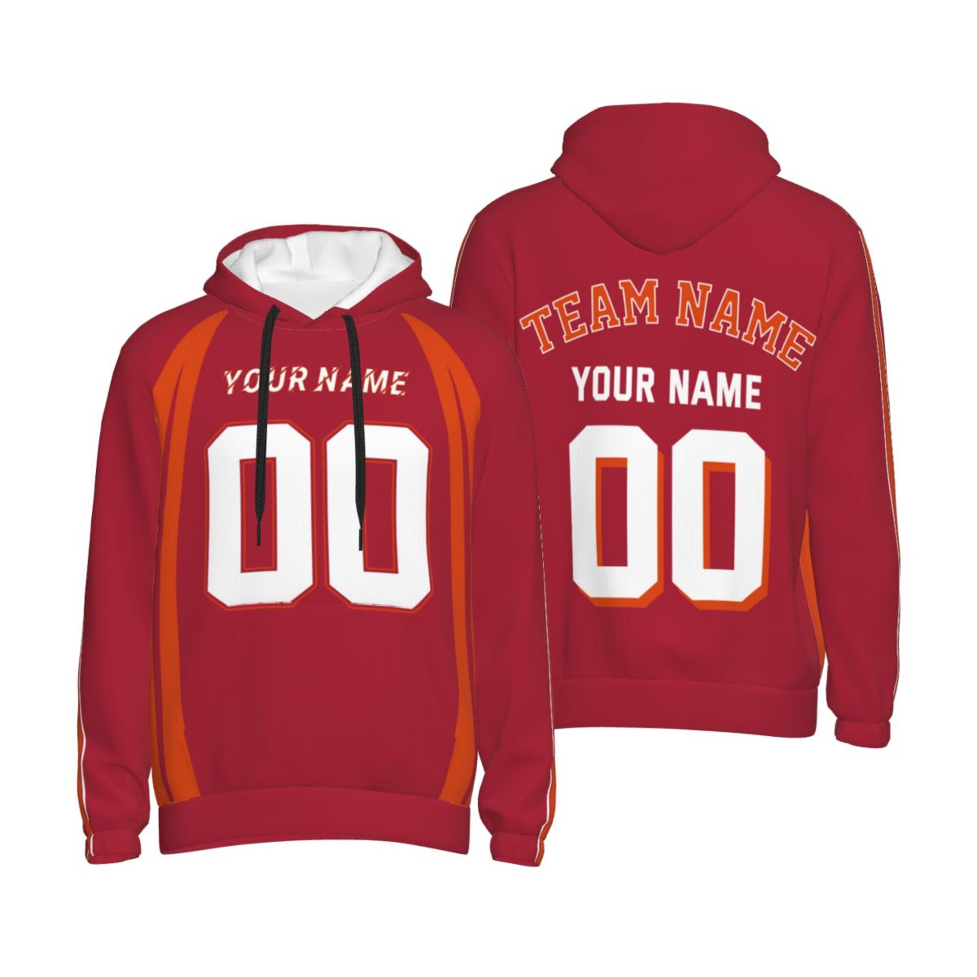 Personalized Tampa Bay Football Hoodies Add Your Any Name Number Customized Team Sweatshirts