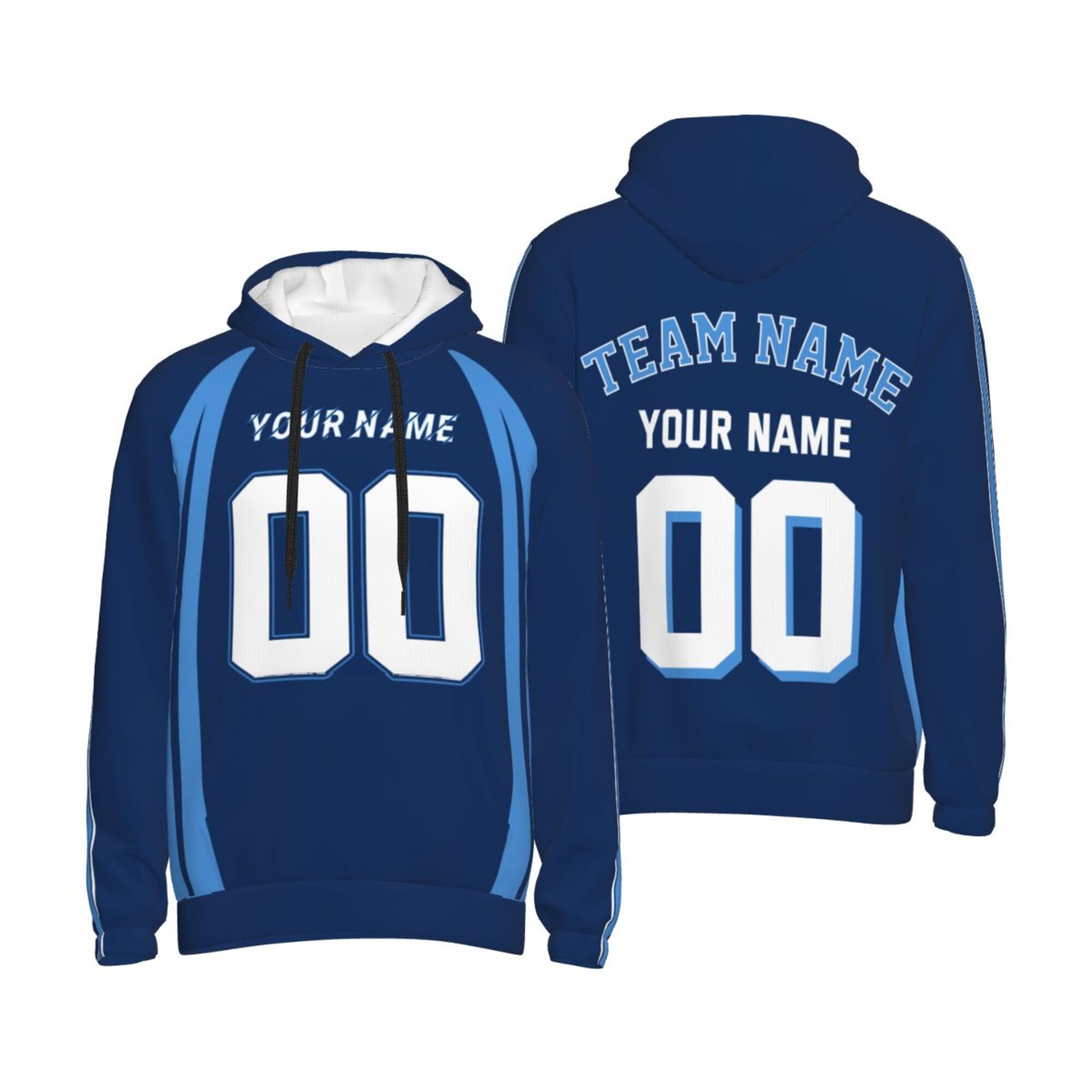 Personalized Tennessee Football Hoodies Add Your Any Name Number Customized Team Sweatshirts